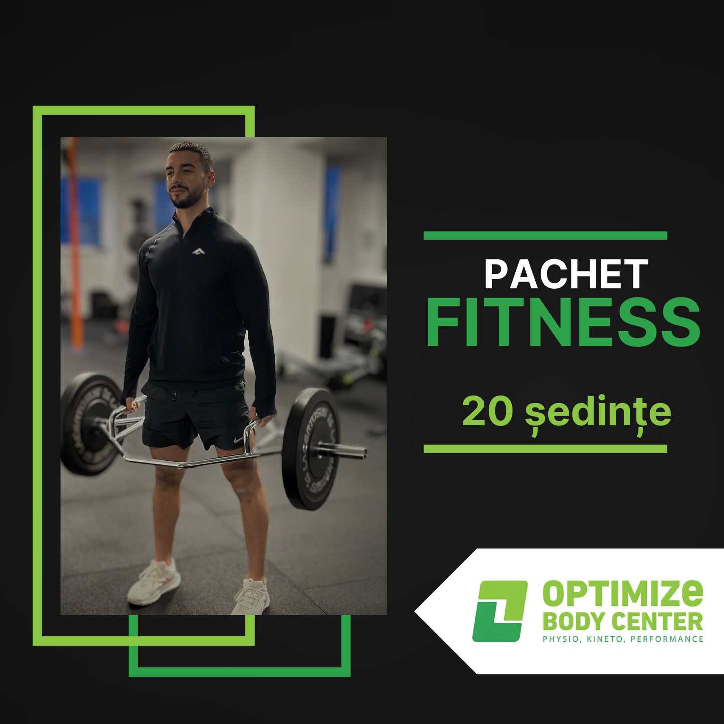 Pachet Fitness 20 ședințe Advanced Trainer - specialist experiență 5 ani +