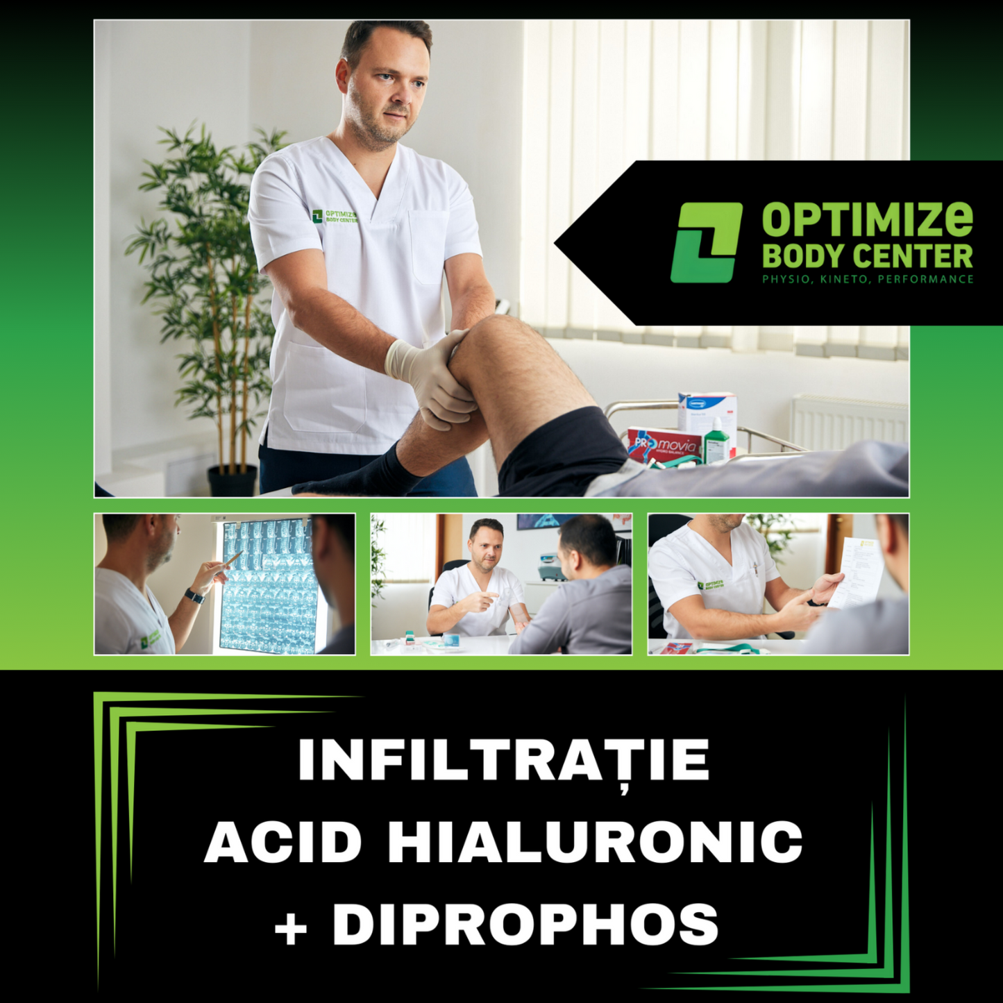 Infiltrație Acid Hialuronic + Diprophos