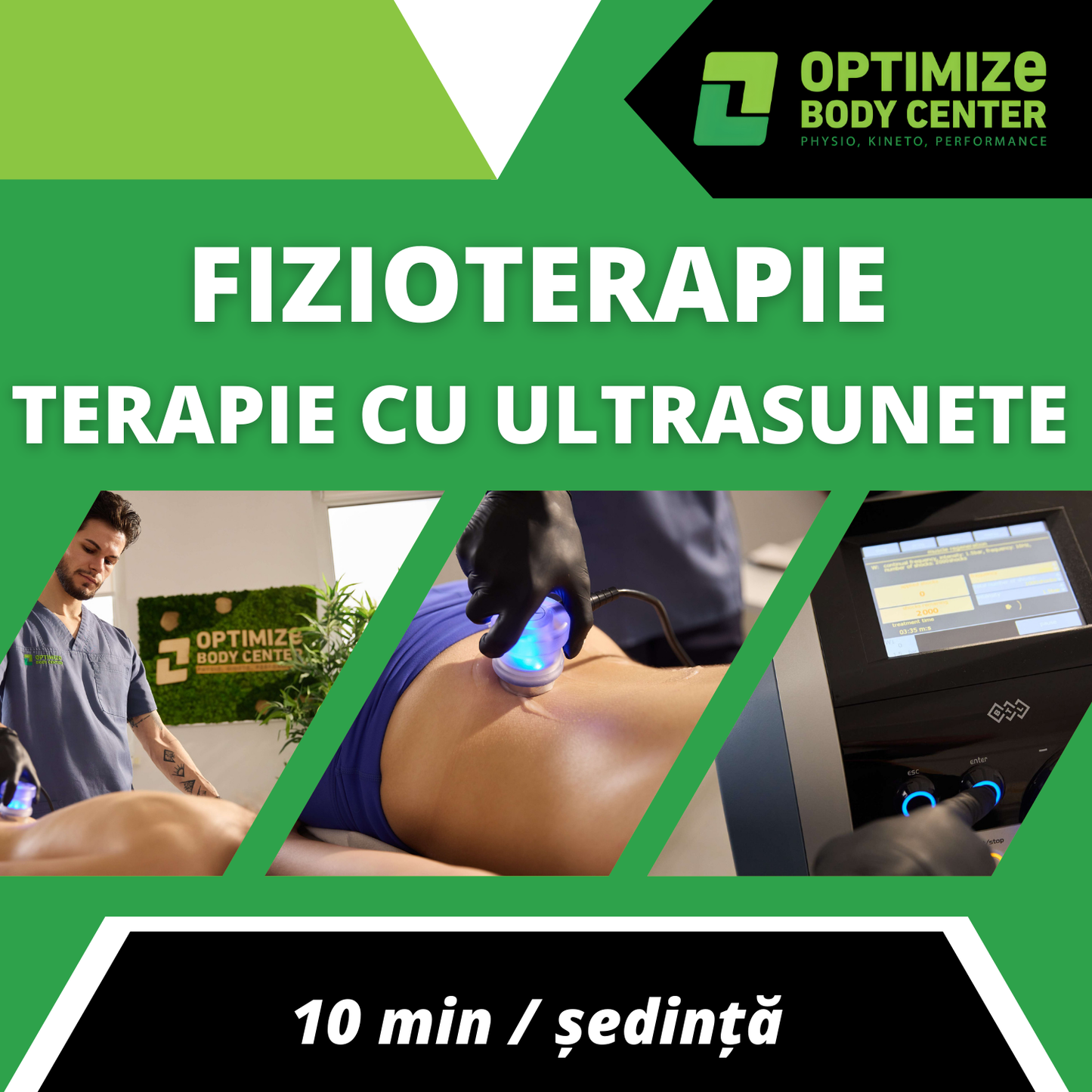 Pachet Fizioterapie - Terapie cu Ultrasunete