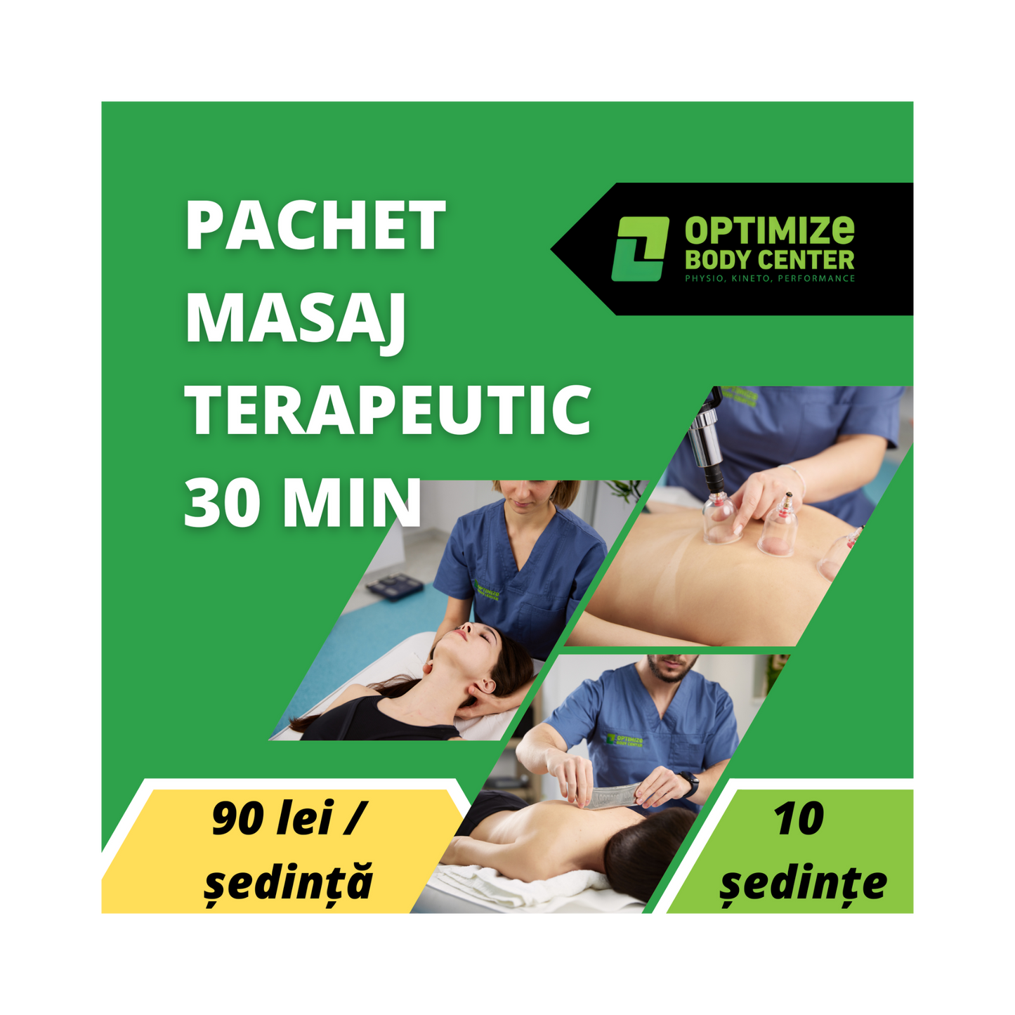 Pachet Masaj Terapeutic - 10 ședințe ( 30 minute )